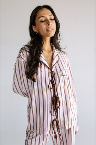 The Mocha Stripe set